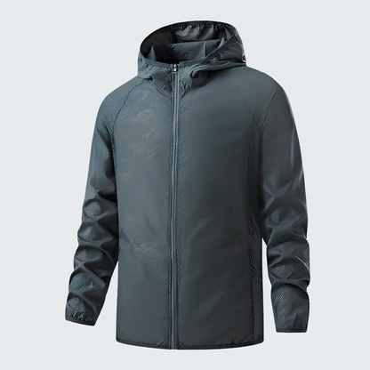 CORTA-VENTO IMPERMEÁVEL UV MASCULINA