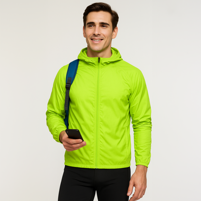 CORTA-VENTO IMPERMEÁVEL UV MASCULINA