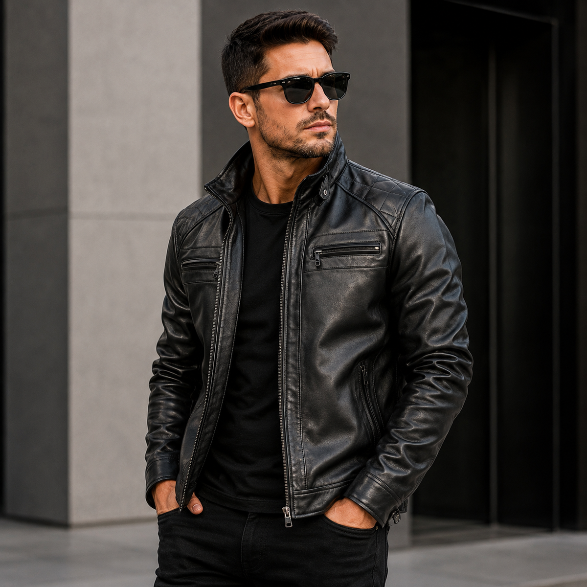 Jaqueta De Couro Masculina