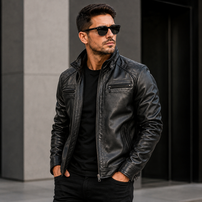 Jaqueta De Couro Masculina