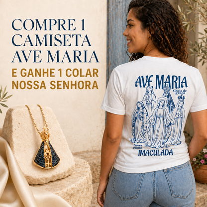 [COMPRE A CAMISETA • GANHE O COLAR] Ave Maria | Velaro™