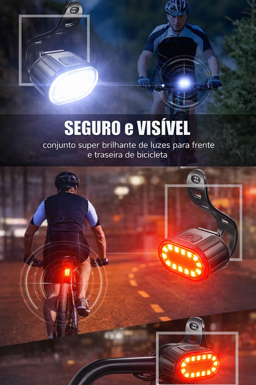 Kit Luz Bicicleta
