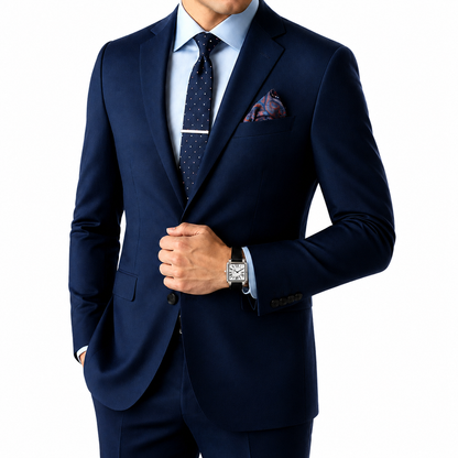 Terno Italiano Slim Oxford | Elegância que Impõe Presença