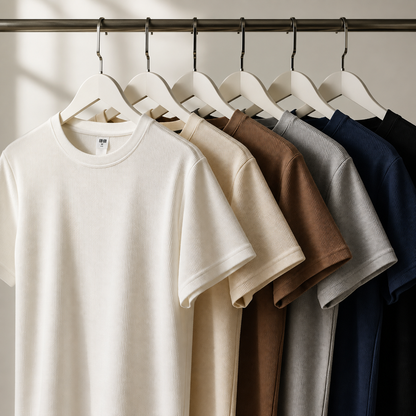 Camiseta Masculina Texturizada Premium