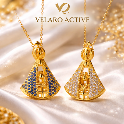 [Pague 1 LEVE 2] Colar de Fé Nossa Senhora Aparecida Dupla Face Velaro™