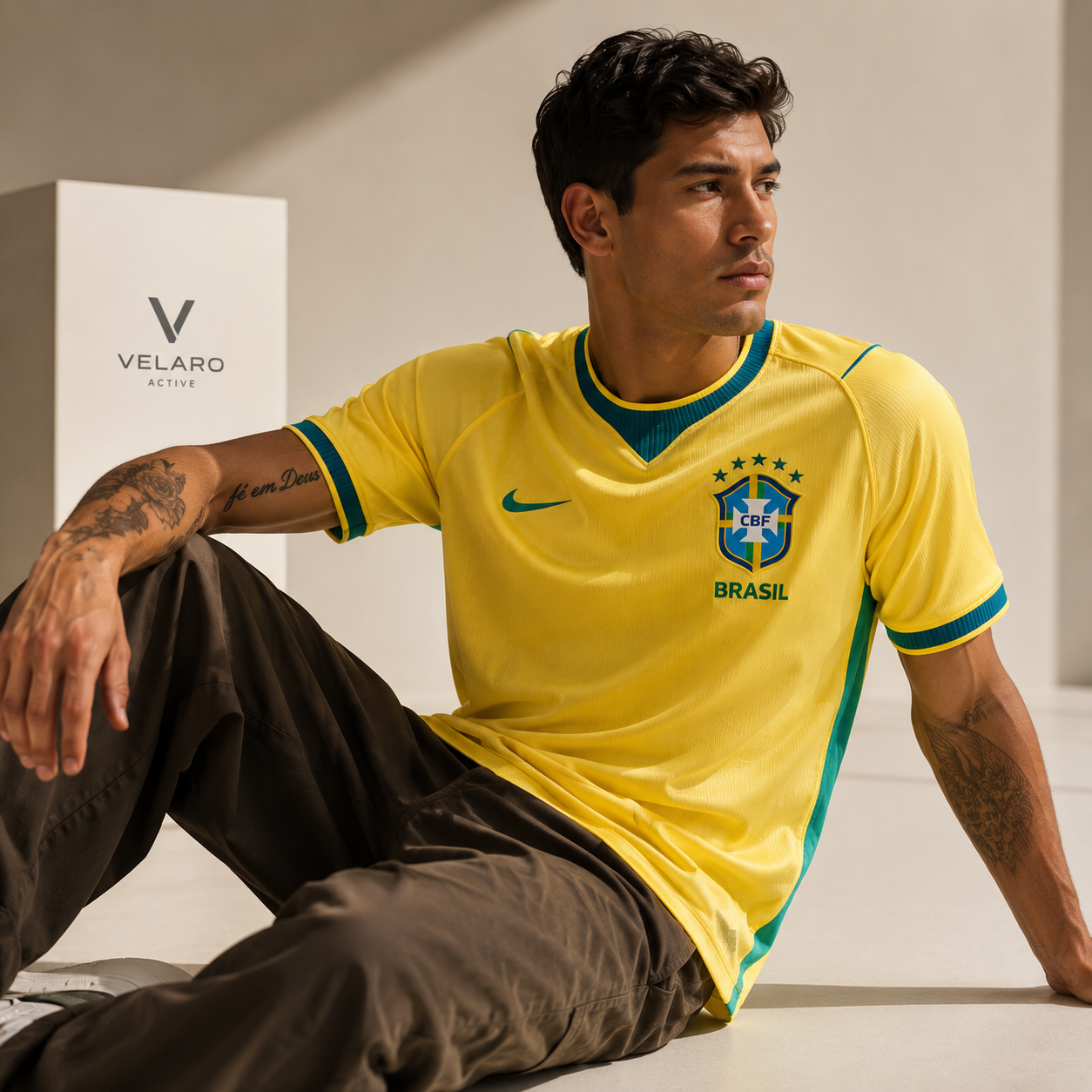 [PAGUE 1 LEVE 2] Camisa Brasil 2026/27 Masculina | Edição Torcedor Premium