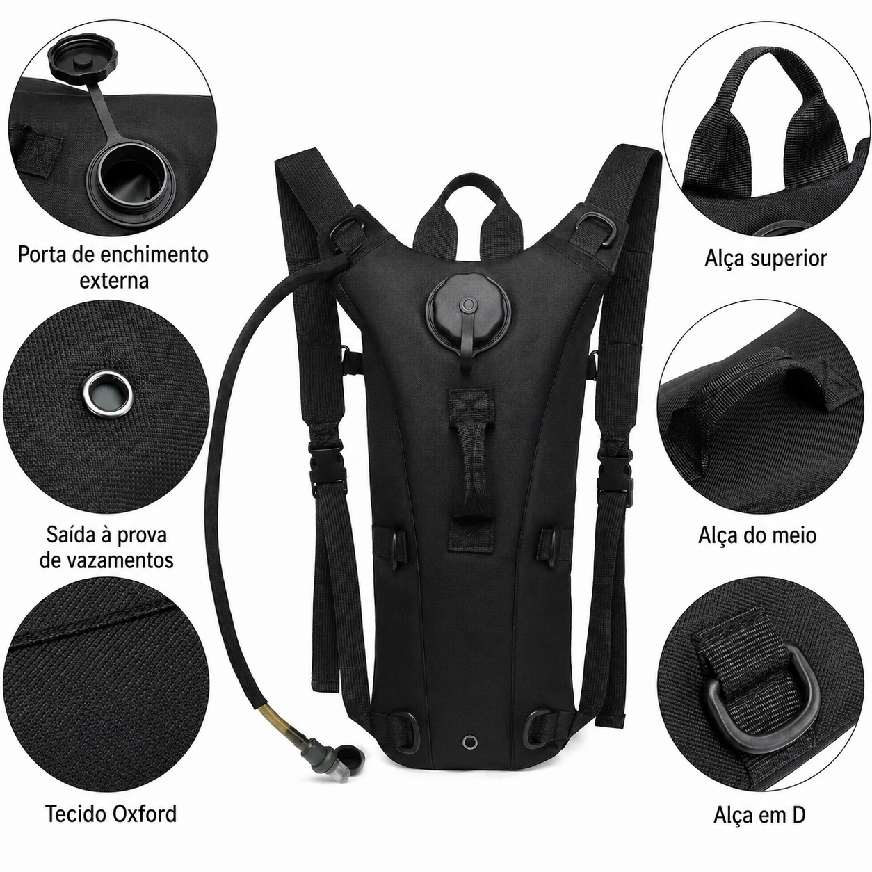 Mochila de Hidratação Térmica 3L Premium | Velaro Active™