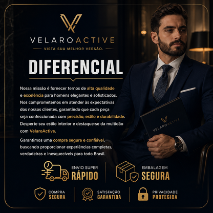 Terno Italiano Slim Oxford | Elegância que Impõe Presença