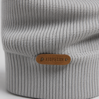 Suéter Masculino Gola Alta com Zíper | Malha Quente, Confortável e Elegante
