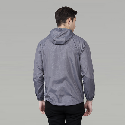 CORTA-VENTO IMPERMEÁVEL UV MASCULINA